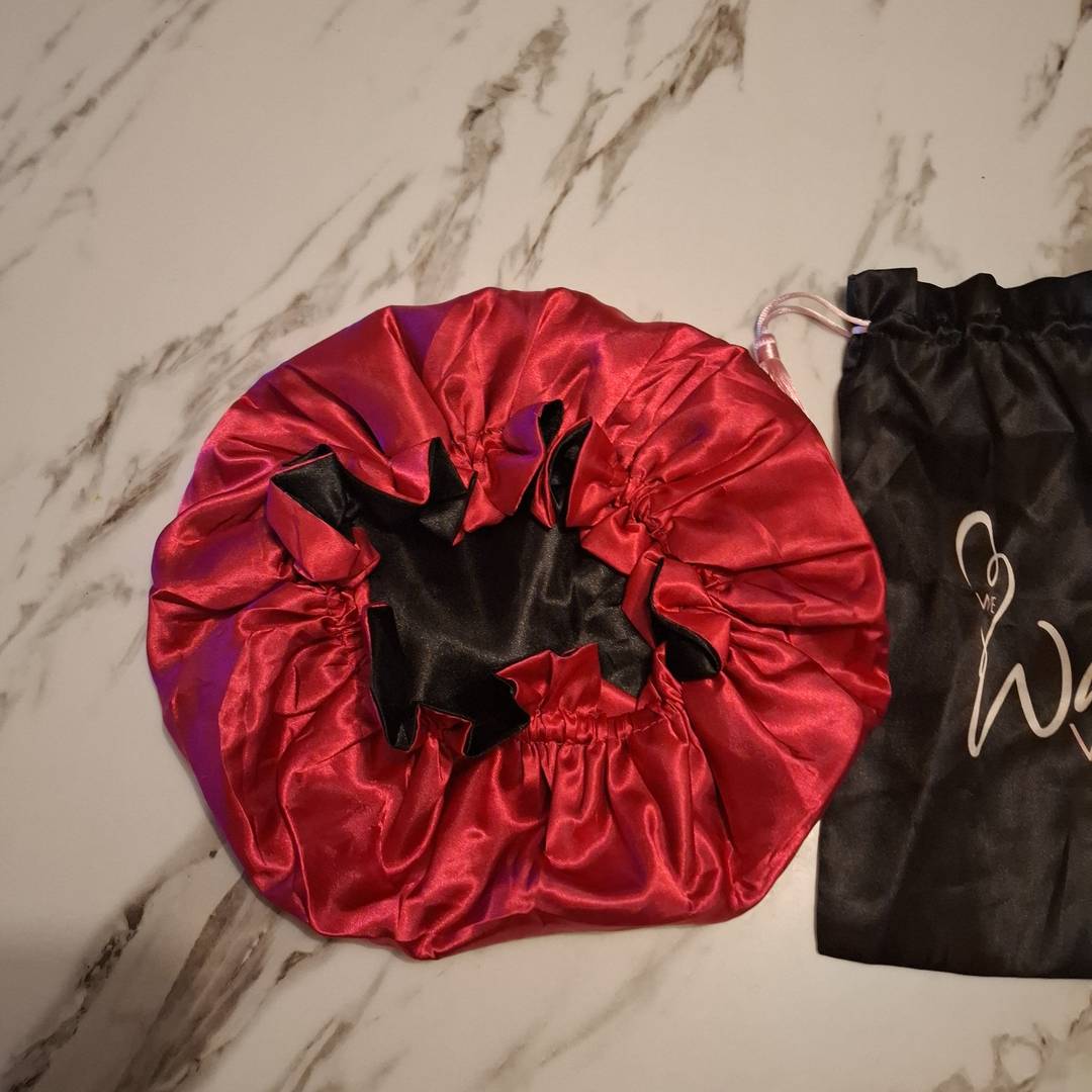 Bonnet de Nuit en Satin pour Femme – Protection Capillaire Douce et Élégante