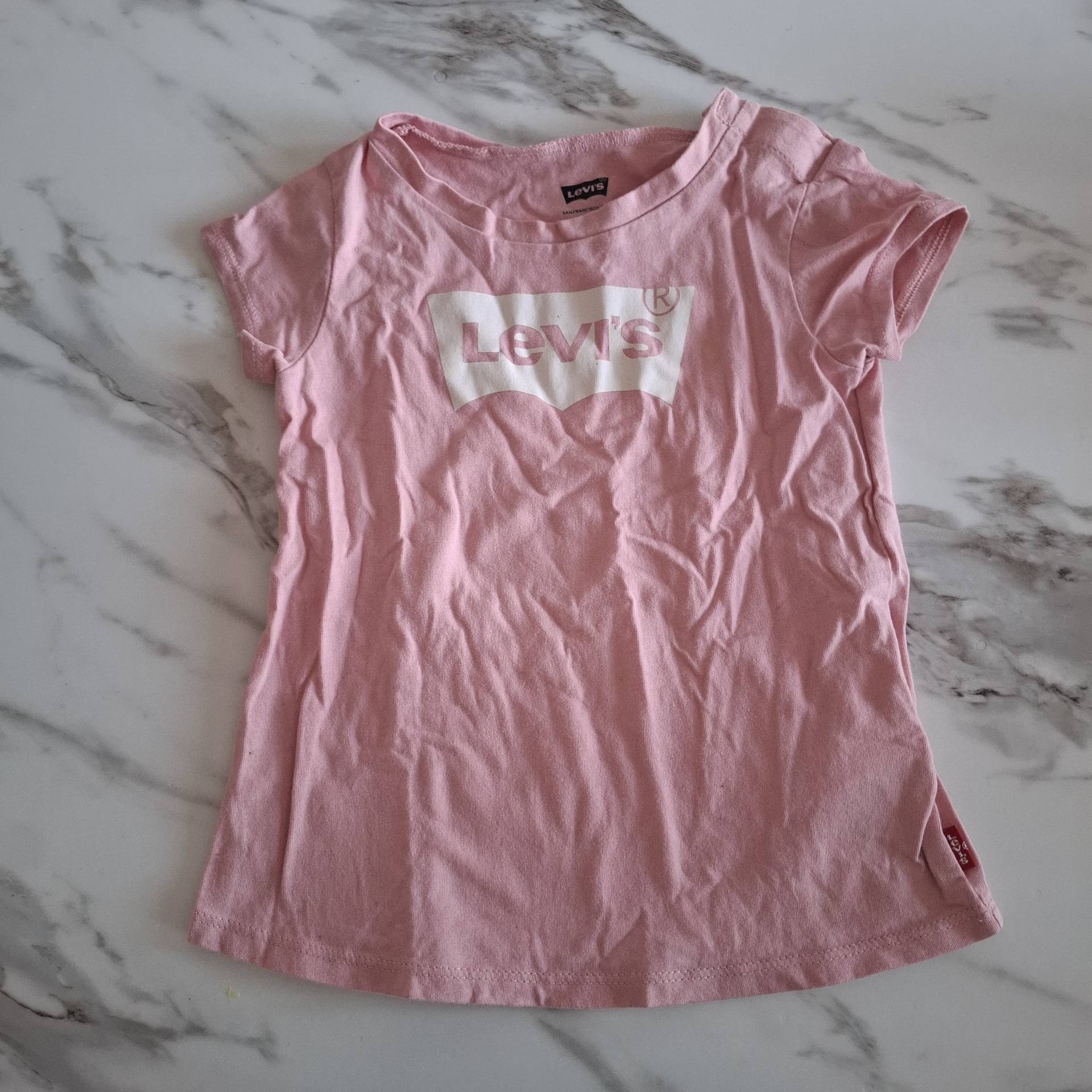 T-shirt Bébé Fille Levis Rose – Taille 18-24 Mois (90 cm) – Seconde Main