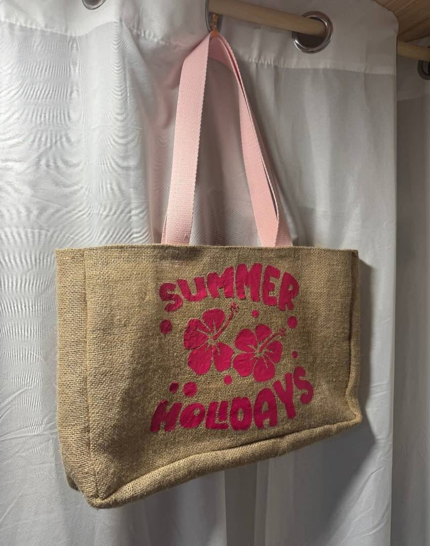 Sac cabas rose et vibes d'été 💖