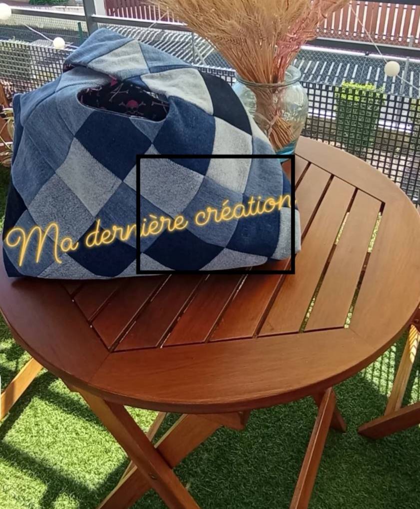 Sac Patchwork Denim : Mon sac 100 % récup & style