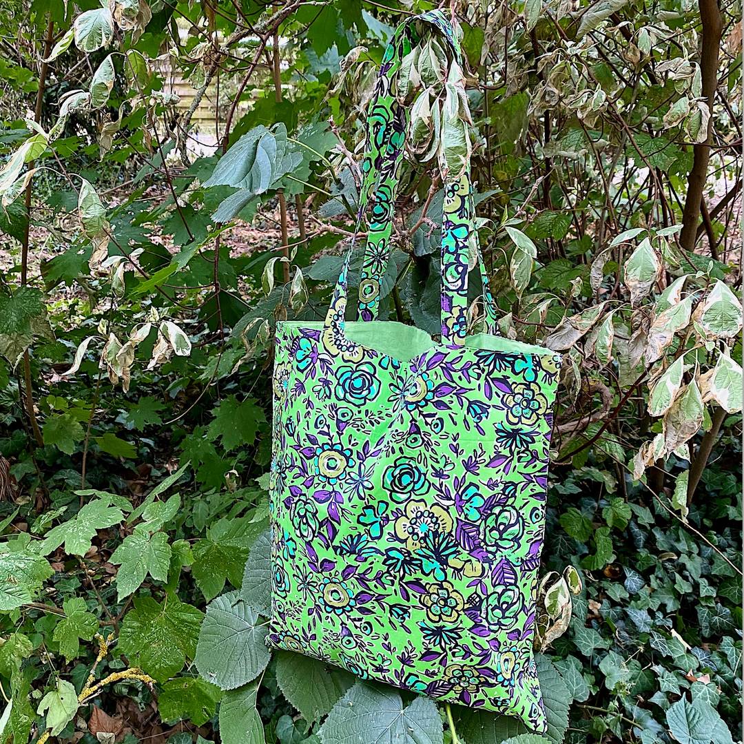 Sac en toile à motifs 