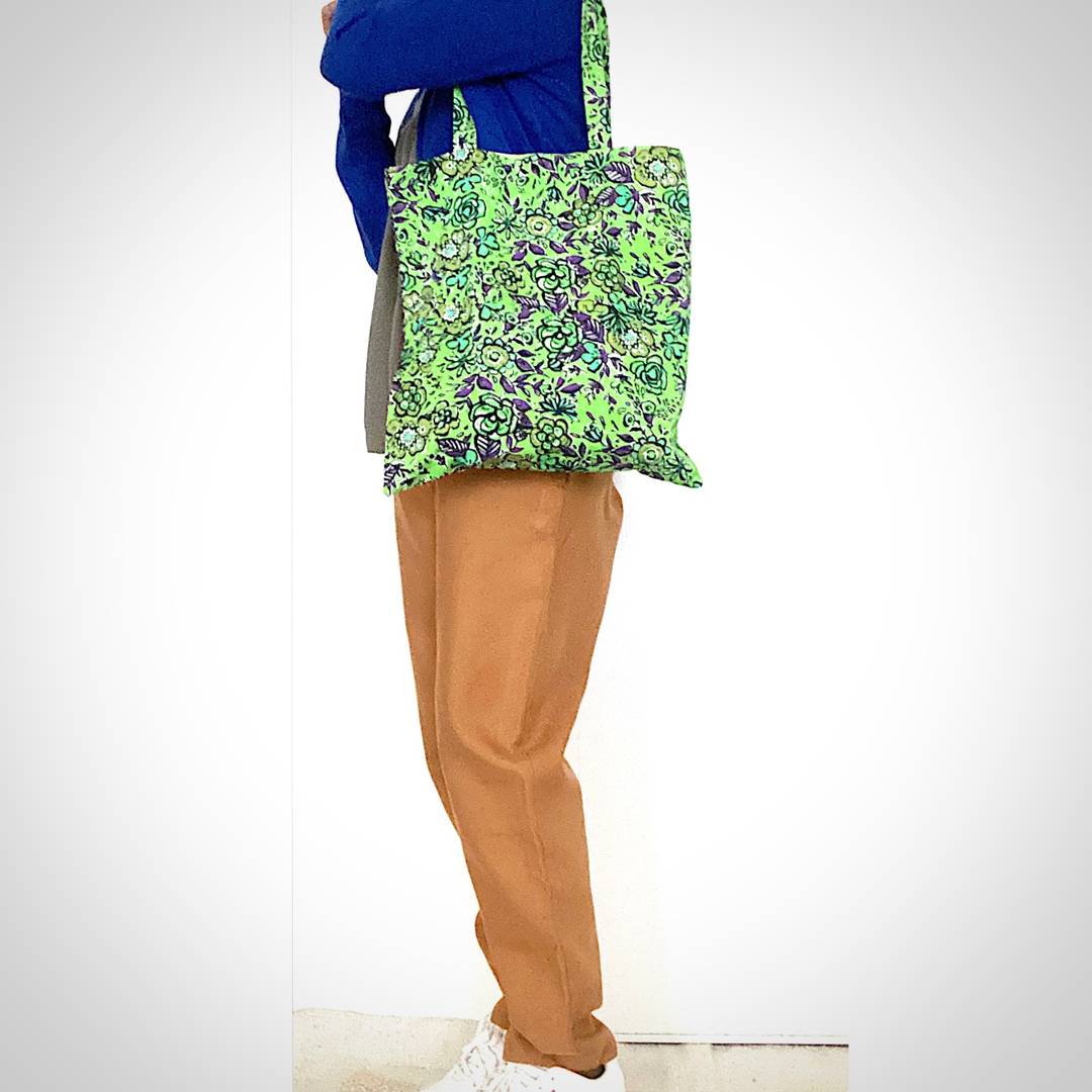 Sac en toile à motifs 