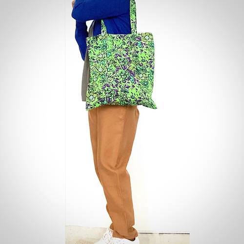 Sac en toile à motifs 