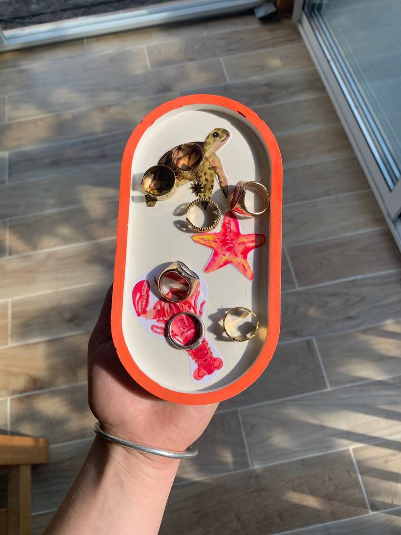 coupe en plâtre pour bijoux 