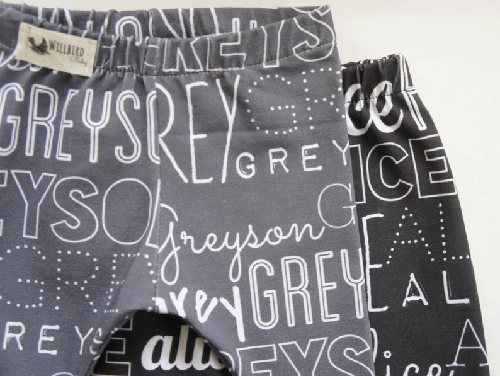Personalized Leggings - Unisex Baby/Toddler/Kids Custom name leggings/harem pants, PERSONALIZED, made to order