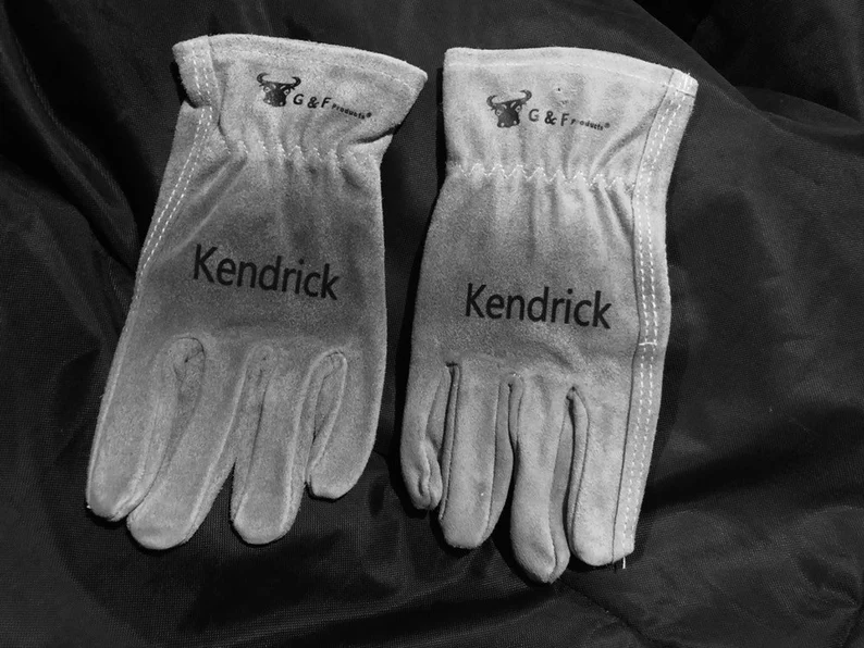 CUSTOM GLOVES For Little BOYS, Present For My Grandson, Birthday Gift For My Son, Personalized Work Gloves, Gloves For Ages 4 to 9