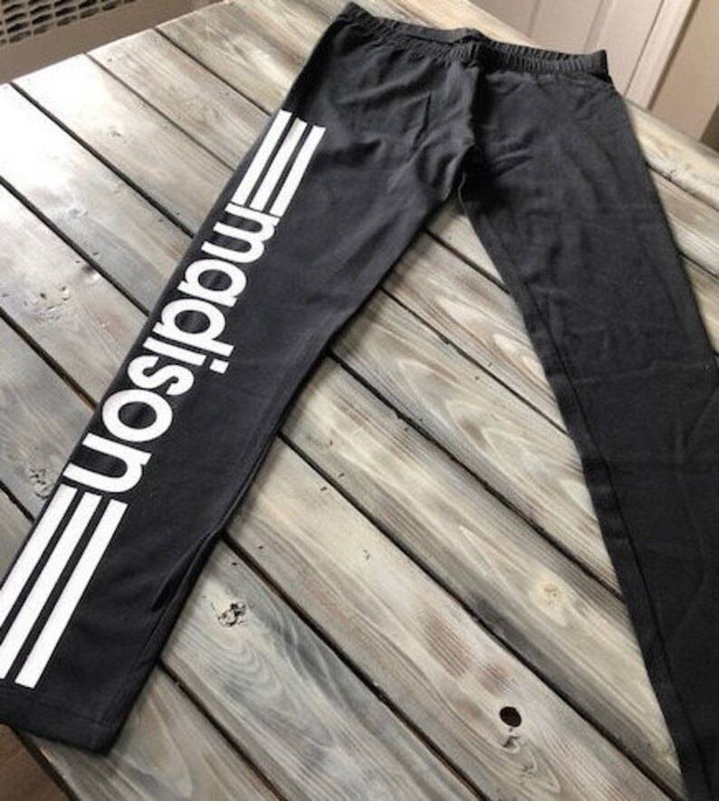 Girls Leggings Personalized, Custom Leggings, Personalized Leggings For Girls, Toddler Girl Leggings