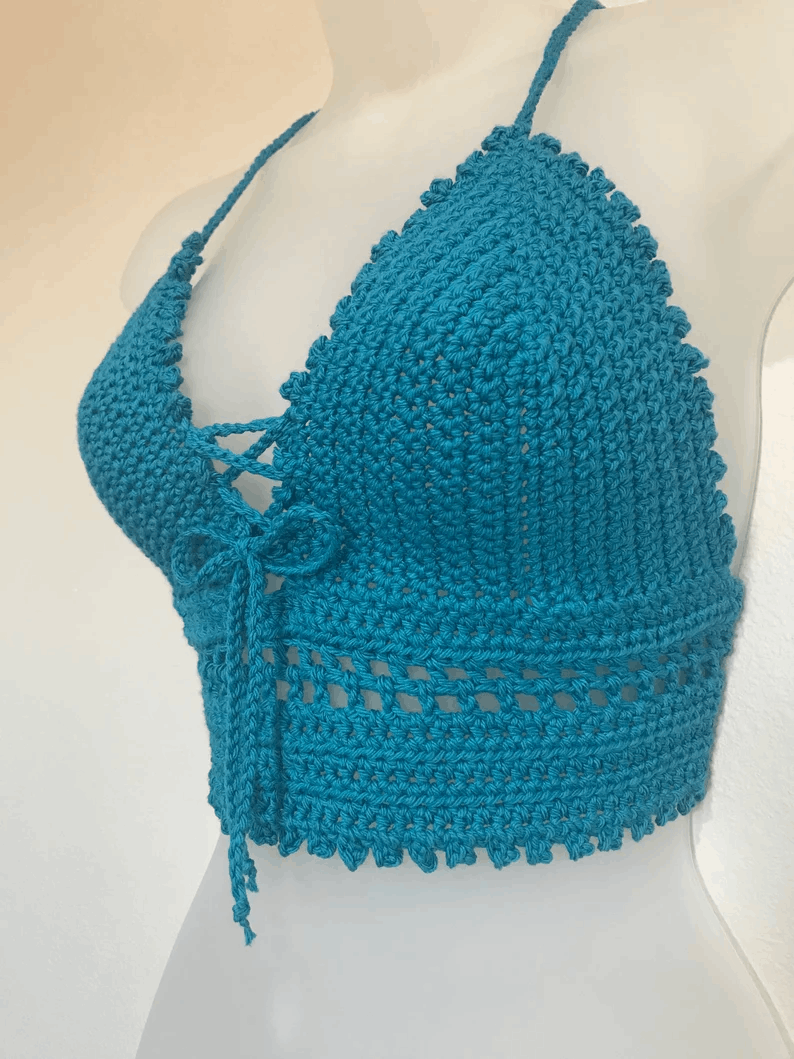 Crochet Crop Top / Summer Top / Festival Top