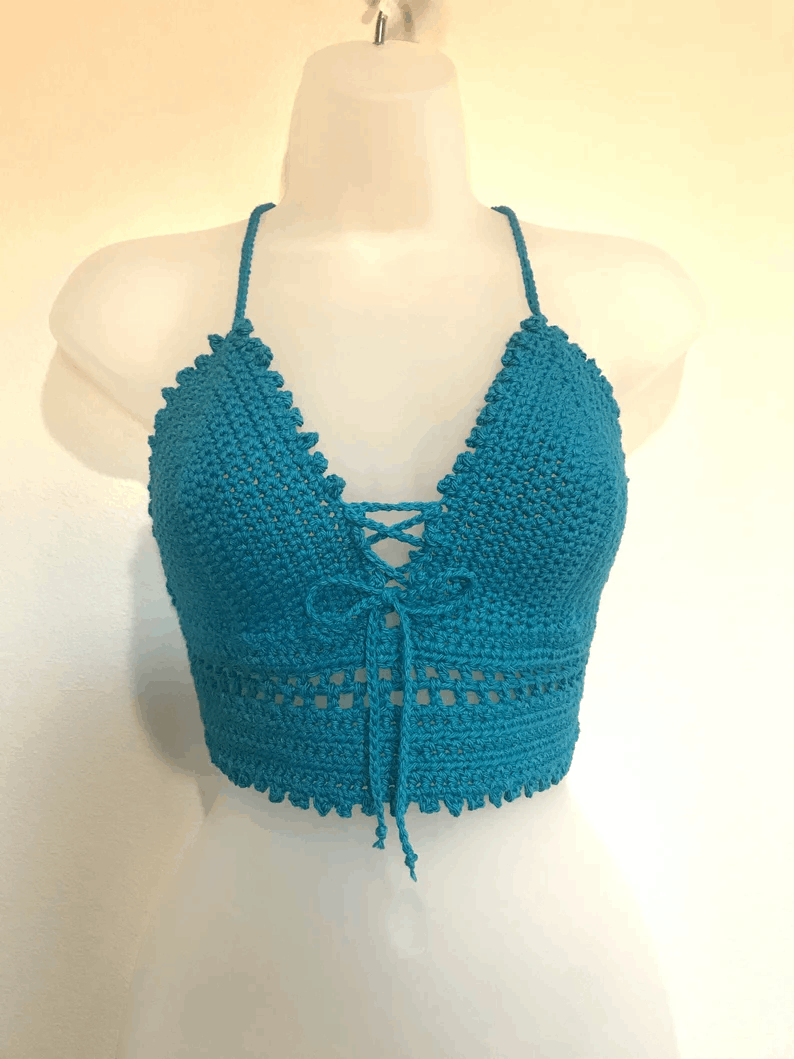 Crochet Crop Top / Summer Top / Festival Top