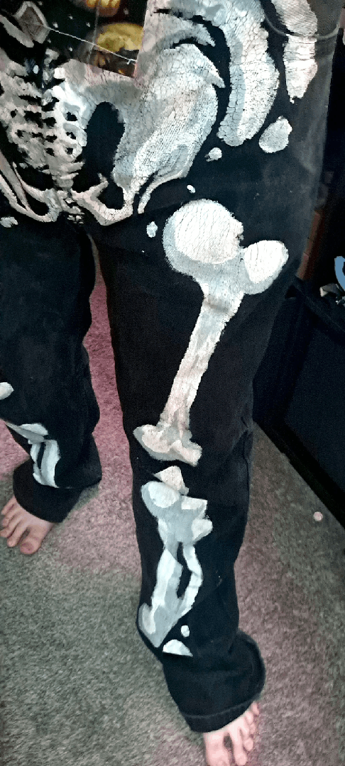 Custom Skeleton Jeans