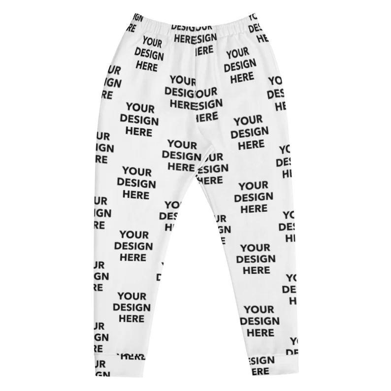 Custom Men's Joggers, Customized All Over Print Men's Sweatpants, Personalized Your Text or Design Men's Running Pants, Men's Custom Pants