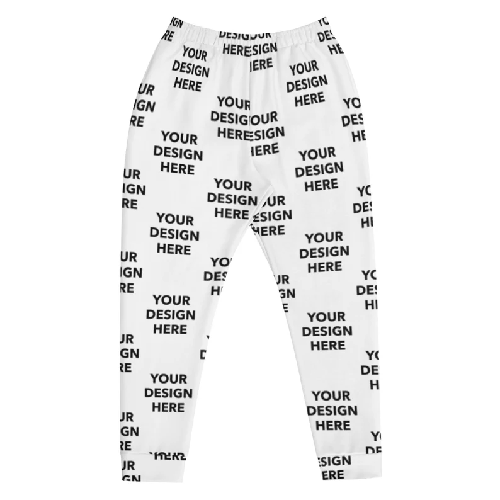 Custom Men's Joggers, Customized All Over Print Men's Sweatpants, Personalized Your Text or Design Men's Running Pants, Men's Custom Pants