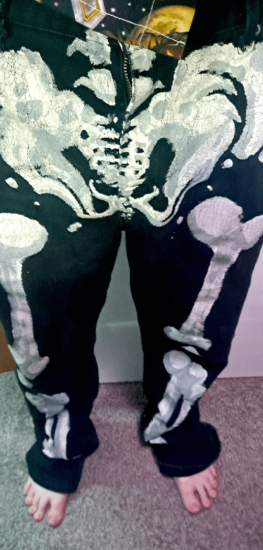 Custom Skeleton Jeans