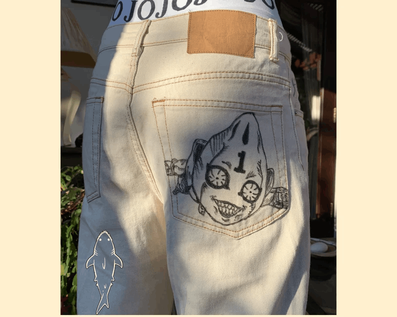Custom Anime Jeans