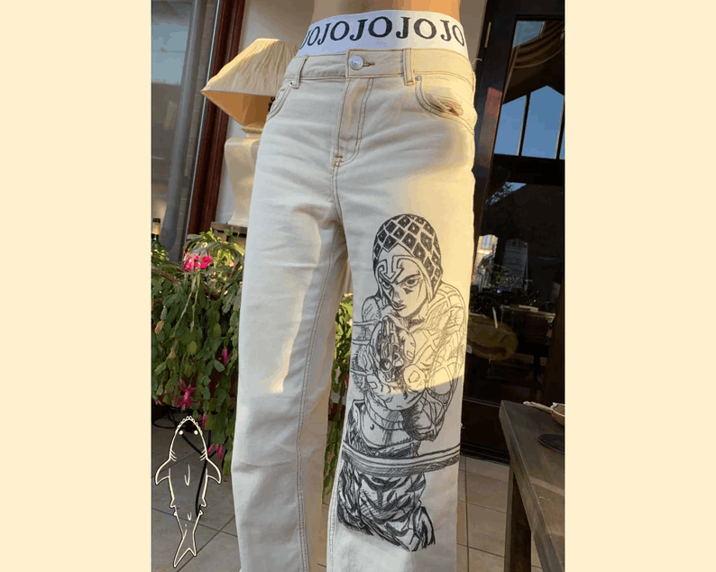 Custom Anime Jeans
