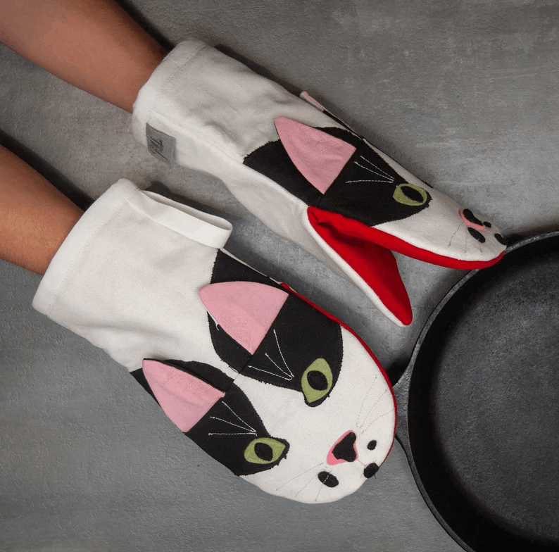 Gants de Cuisine Animaux – Motifs Chats et Chiens Originaux