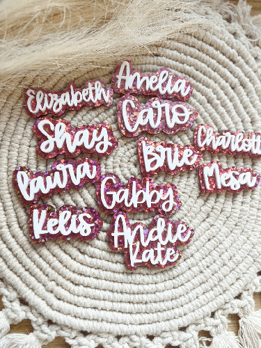 Custom Name Hair Clip