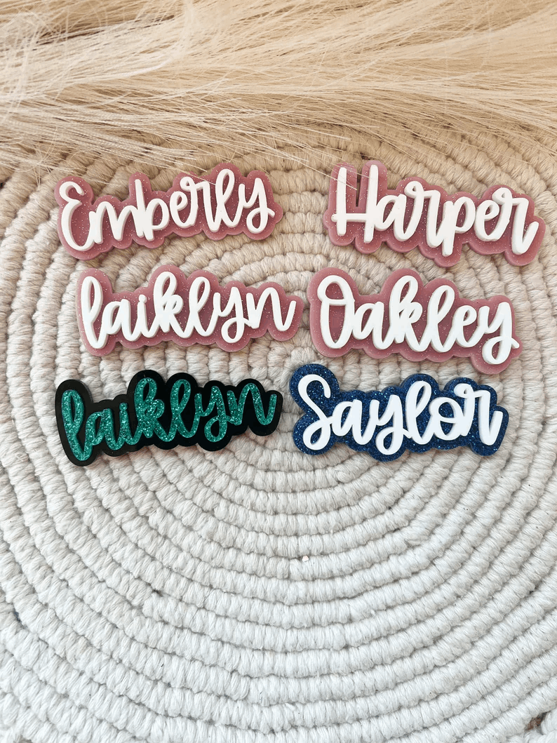 Custom Name Hair Clip