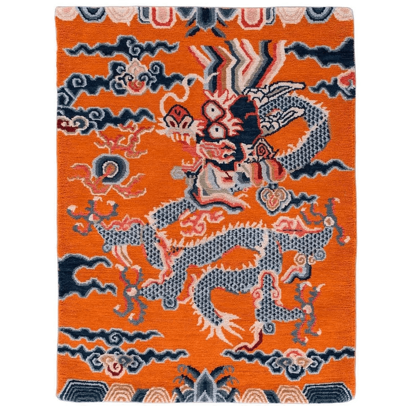 Handknotted Antique Design Tibetan Chinese DRAGON Woolen Rugs| New Handmade RUGS Large Area Runner