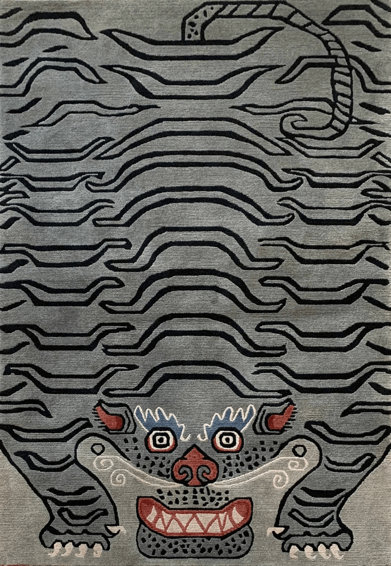 Handknotted Antique Design Tibetan Tiger Woolen Rugs| New Handmade RUGS Large Area Runner Carpets