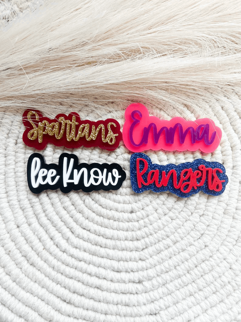 Custom Name Hair Clip
