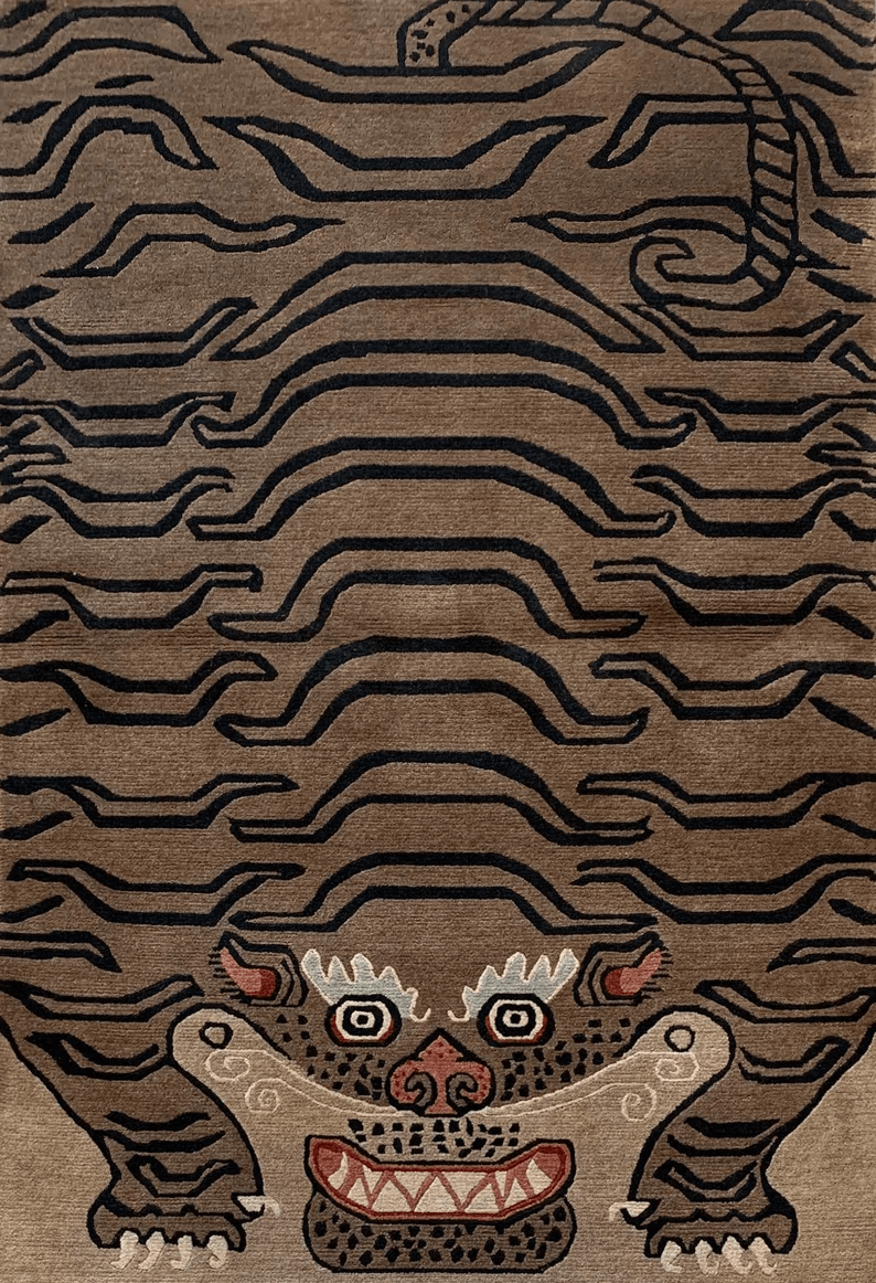 Handknotted Antique Design Tibetan Tiger Woolen Rugs| New Handmade RUGS Large Area Runner Carpets