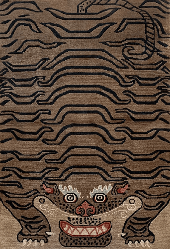 Handknotted Antique Design Tibetan Tiger Woolen Rugs| New Handmade RUGS Large Area Runner Carpets