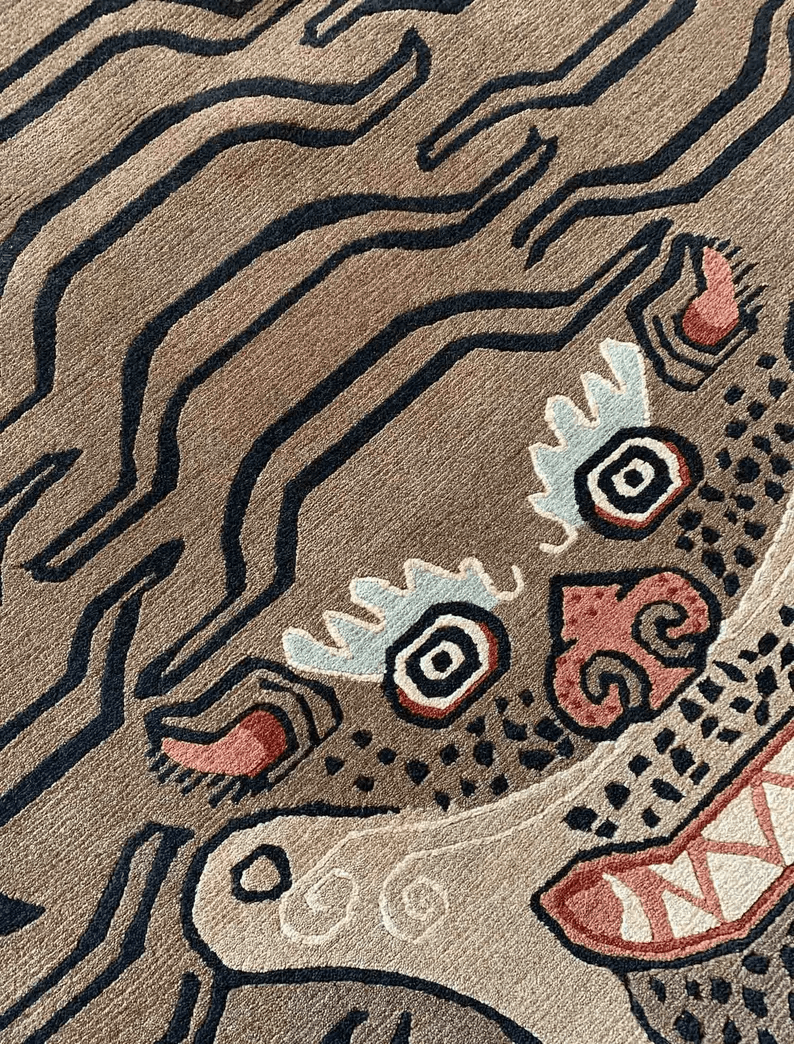 Handknotted Antique Design Tibetan Tiger Woolen Rugs| New Handmade RUGS Large Area Runner Carpets