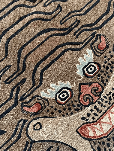 Handknotted Antique Design Tibetan Tiger Woolen Rugs| New Handmade RUGS Large Area Runner Carpets