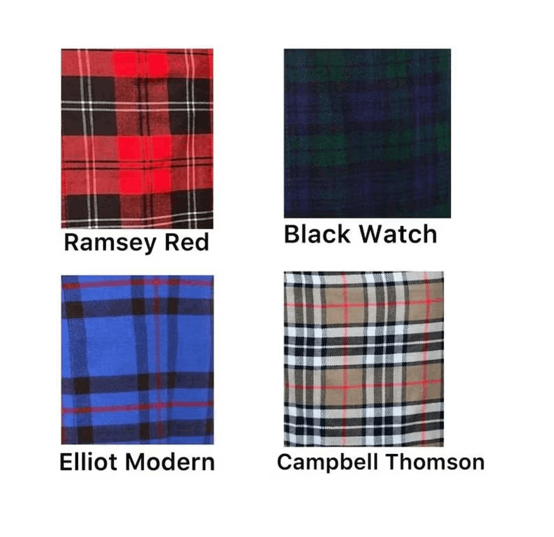 Men's Handmade Scottish Tartan Waistcoat Bias Cut 5 Buttons Kilt Vest Wedding Vest in 40+ Clan Tartans