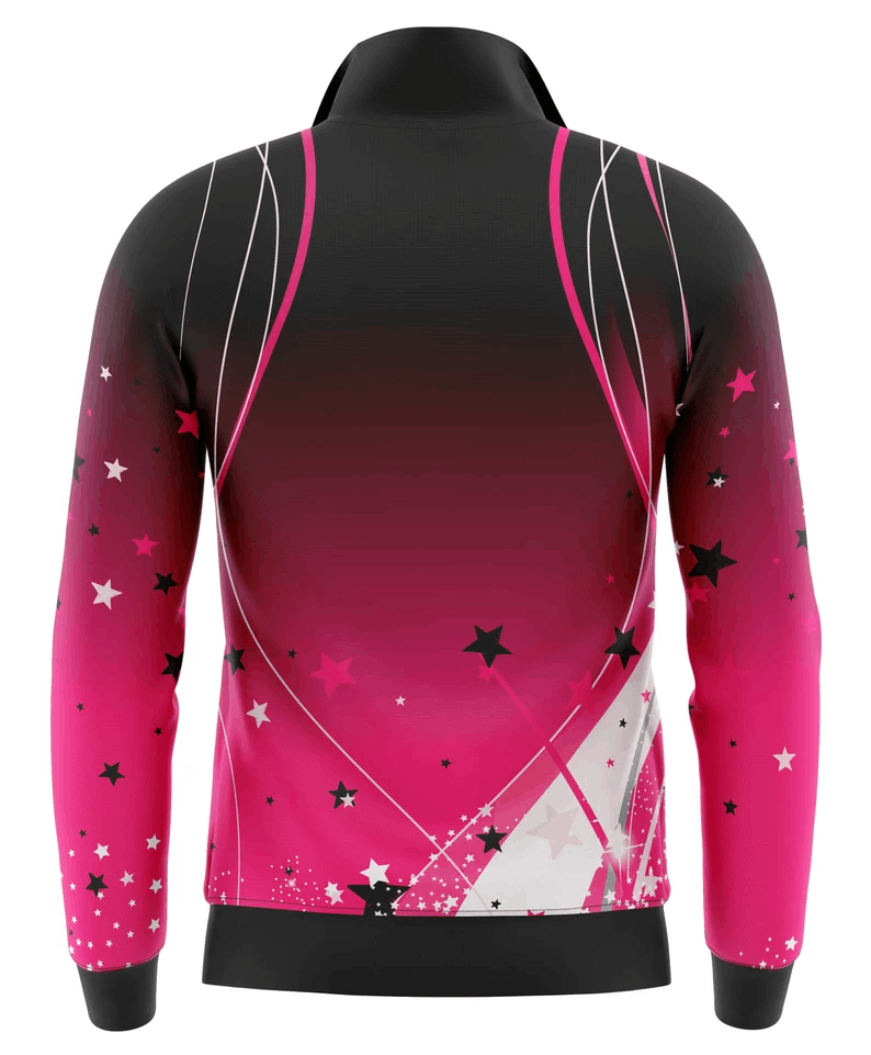 Personalised Girls "Pink Cola" Gymnastics and Dance Tracksuit Elite Sports Squad Jacket