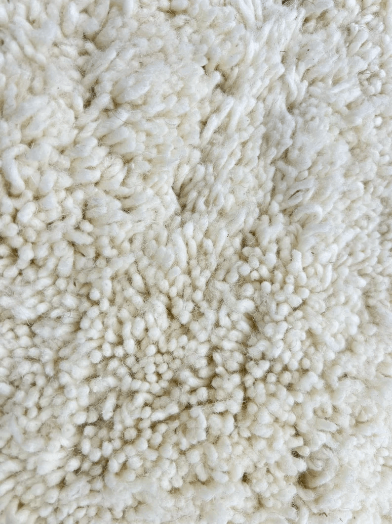 Handmade rug, White Beni ourain style, Cream Area rug, Tapis berbere, Teppich Berber carpet, Cream Wool rug,