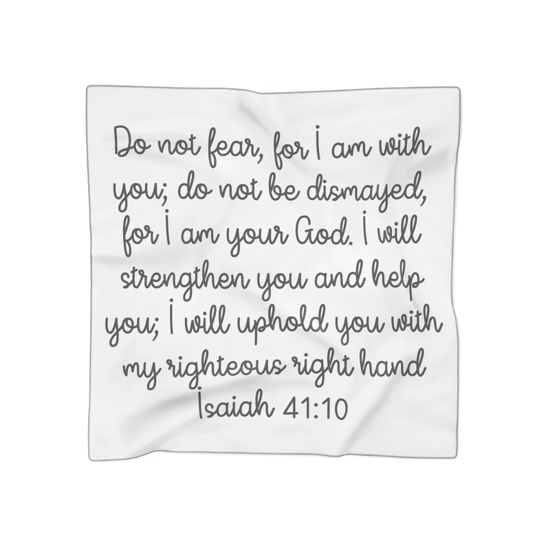 Custom Scarf Bible Verse Gift Custom Christian Gift Scripture Christian bible verse scarf, Strength Prayer Shawl gifts for her