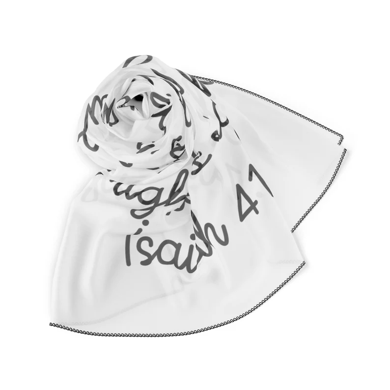 Custom Scarf Bible Verse Gift Custom Christian Gift Scripture Christian bible verse scarf, Strength Prayer Shawl gifts for her