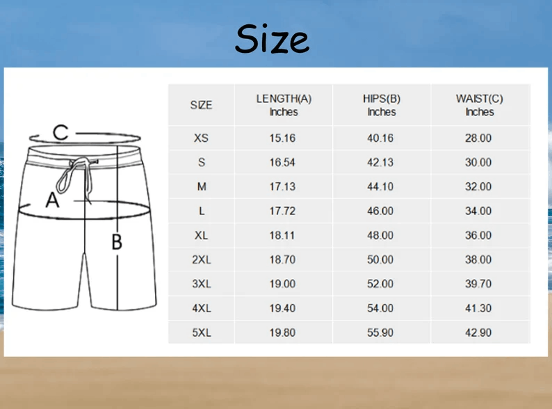 Short de Bain Personnalisé avec Visage – Cadeau Original et Drôle pour Homme