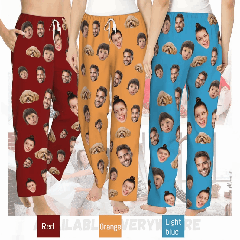 Pantalon Pyjama Personnalisé avec Visages