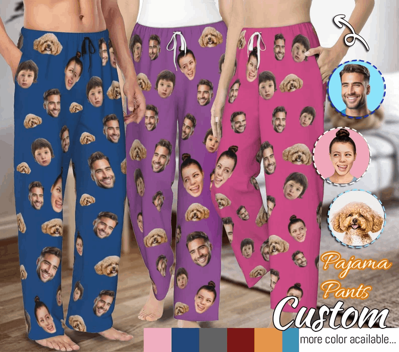 Pantalon Pyjama Personnalisé avec Visages
