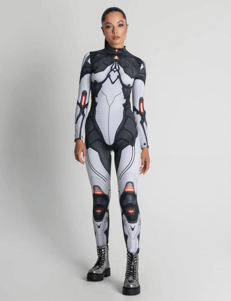 Droid Costume, Festival Outfit, Cosplay Costume for Women: Unleash Your Inner Robot with Our Futuristic Droid Costume