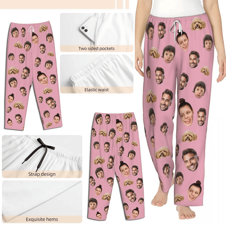 Pantalon Pyjama Personnalisé avec Visages