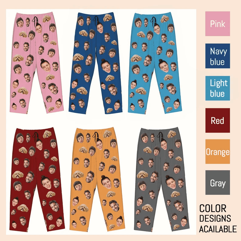 Pantalon Pyjama Personnalisé avec Visages
