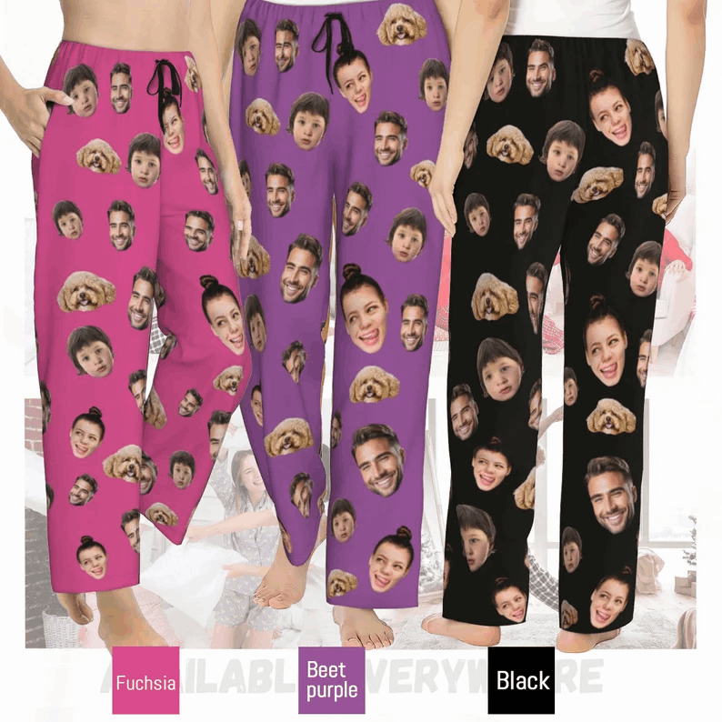 Pantalon Pyjama Personnalisé avec Visages