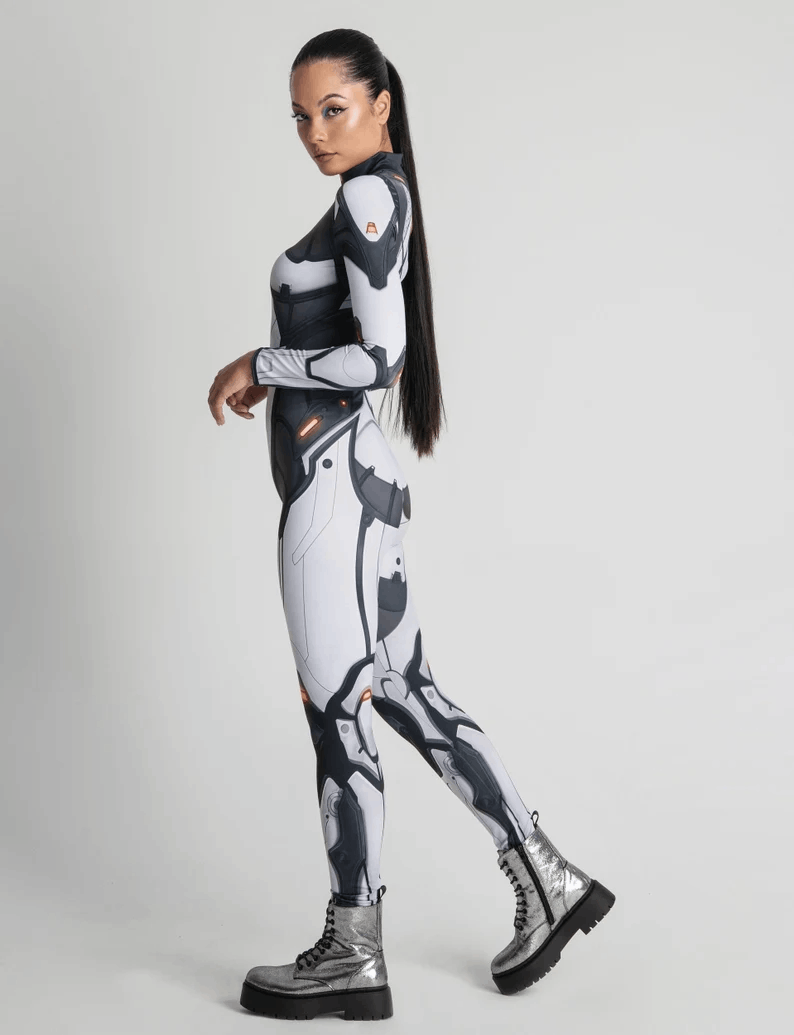 Droid Costume, Festival Outfit, Cosplay Costume for Women: Unleash Your Inner Robot with Our Futuristic Droid Costume