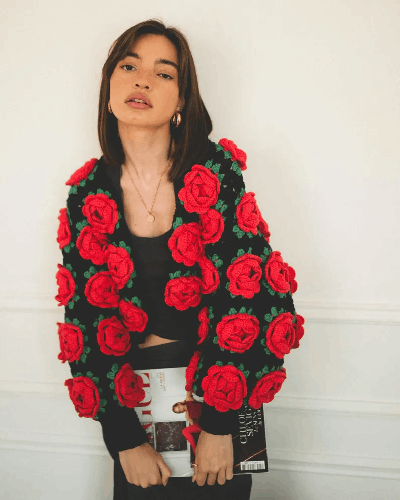 Crochet pattern, Crochet ROSE Garden