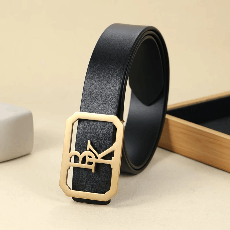 Initial Belt Buckle, Personalised Belt Buckle, Double Letter Belt Buckle, Alphabet Accessory, Unisex Name Belt Buckle, Mens Accessories