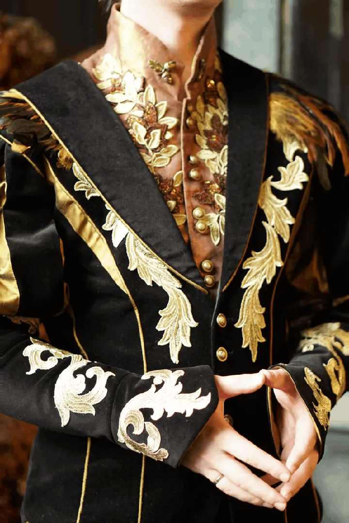 Fantasy Men costume, 18th-century fashion, book cosplay, wedding costume, Ren Faire costume, Made to order