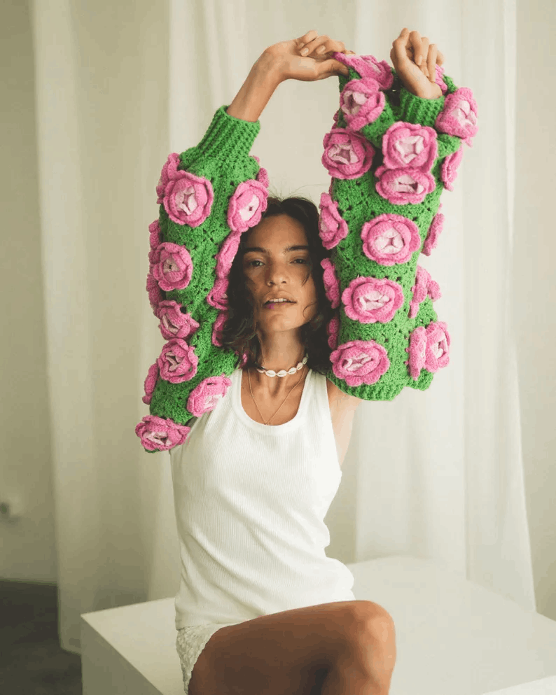 Crochet pattern, Crochet ROSE Garden