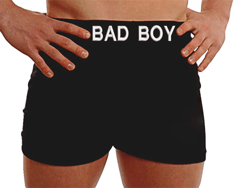 Personalised boxer shorts Valentine's custom waistband WINNER gifts presents husband hubby underwear best quality product embroidered men's