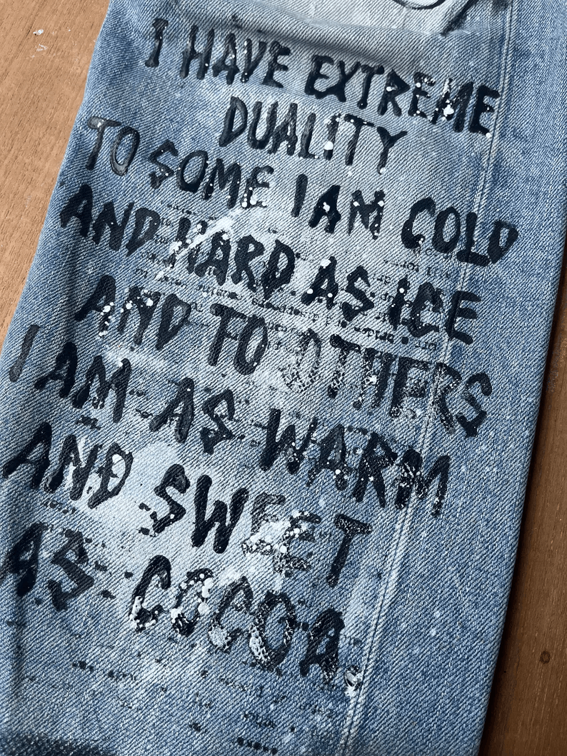 Manipulative - Custom Handpainted Pants/Jeans