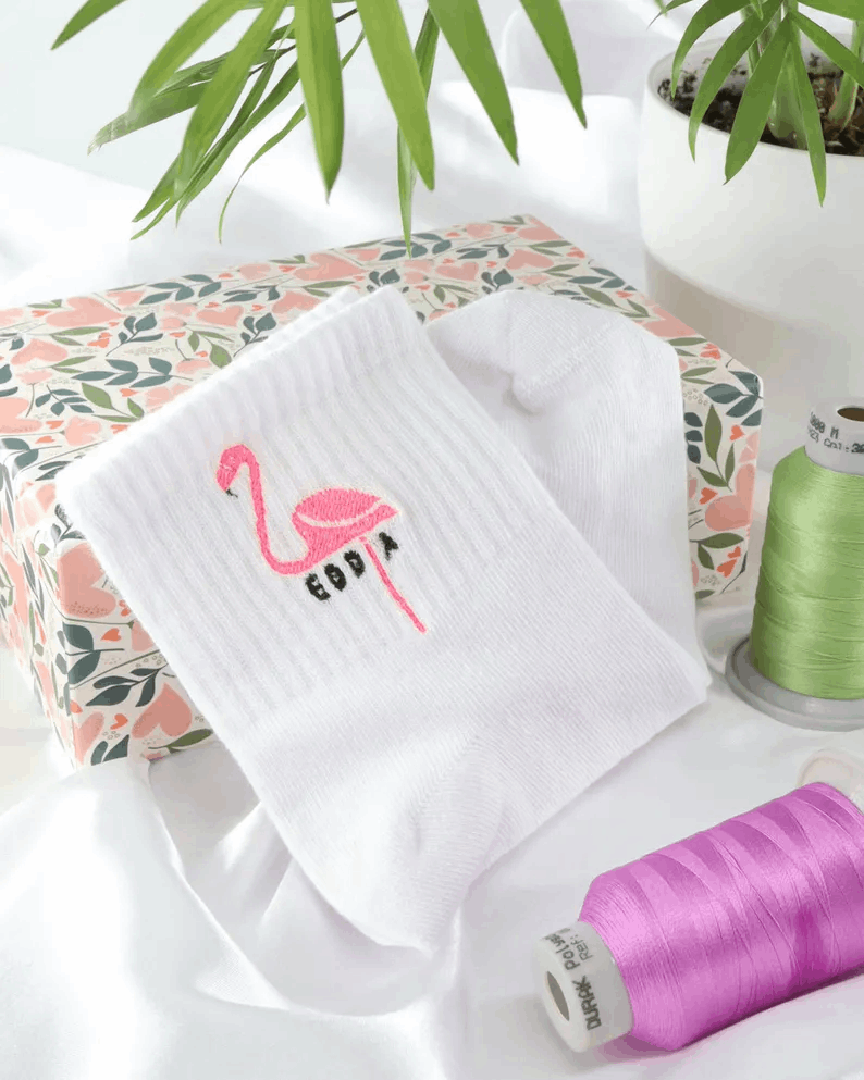 Personalized Clothing for the Company, Logo Socks, Custom Embroidered Name Socks, Artist Name Socks, Custom Socks, Symbol Socks, Socks Gifts