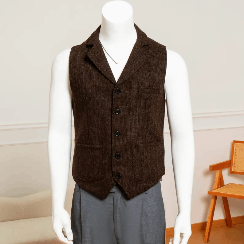 Personalized Warm Woolen Waistcoat, Gifts for Husband, Gifts for Boyfriend, Customized Birthday Gift Box, Anniversary Gift